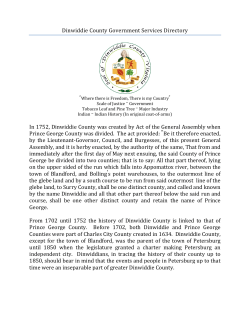 Prince George County was divided. The act