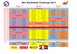 Mini Basketball Challenge 2014
