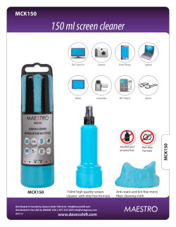 150 ml screen cleaner