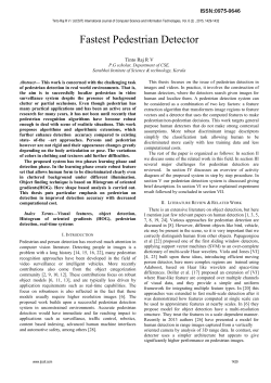 Fastest Pedestrian Detector