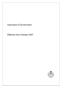 Instrument of Government - Buckinghamshire New University