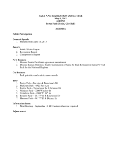 park and recreation committee