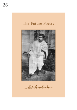 The Future Poetry - Sri Aurobindo Ashram