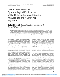Lost in Translation: An Epistemological Exploration of the Relation