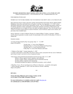 Press Releases and Fact Sheets from the 2007 Meeting