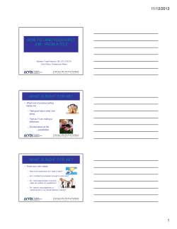 how to land your first job