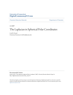 The Laplacian in Spherical Polar Coordinates