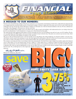 rap sheet* May 2011 - Greater Hartford Police Federal Credit Union