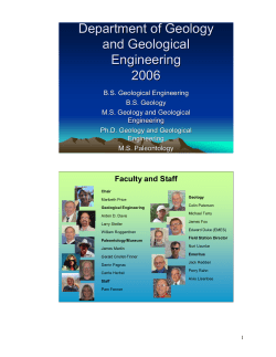 2006 Alumni Newsletter - South Dakota School of Mines and