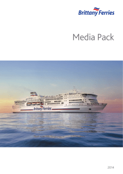 Media Pack - Brittany Ferries