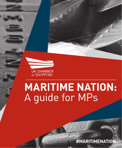 MARITIME NATION: A guide for MPs