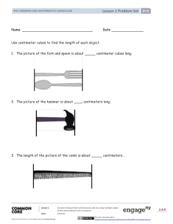 Lesson 1 Problem Set 2&bull;2