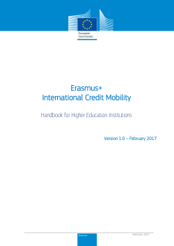 Erasmus+ International Credit Mobility