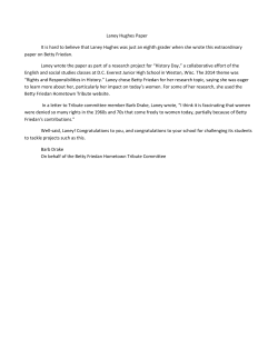 Laney`s Research Paper