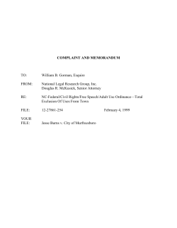 National Legal Research Group, Inc. Douglas R. McKusick, Senior At