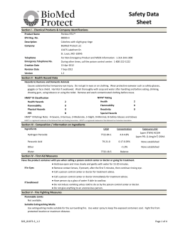 Safety Data Sheet