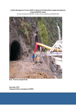 Conflict Management Process