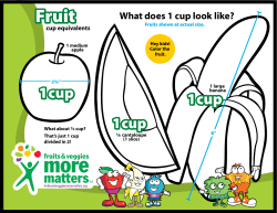 1 cup 1 cup - Fruits and Veggies Matter