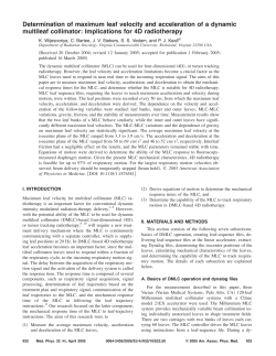 Determination of maximum leaf velocity and acceleration of a