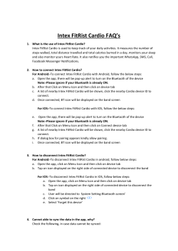 Intex FitRist Cardio FAQ`s