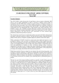 us-russian strategic arms control