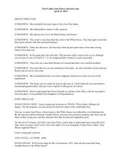 First Ladies Jane Pierce, Harriet Lane - C