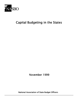 Capital Budgeting in the States