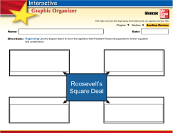 Roosevelt`s Square Deal