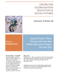 Long Division: When Private Interests Into Public