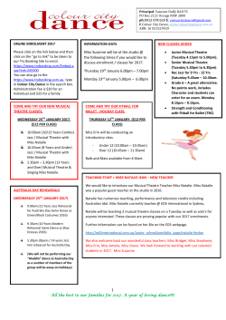 Miss Suzanne will be at the studio @ the following times if you would