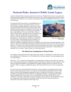 National Parks - Wilderness.org