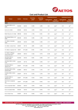 Cost and Product List