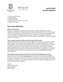 How To Host a Block Party