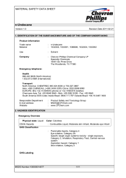 n-Undecane - Chevron Phillips Chemical