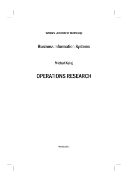 Operations Research