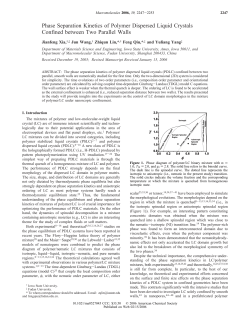 Phase Separation Kinetics of Polymer Dispersed Liquid Crystals