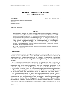 Statistical Comparisons of Classifiers over Multiple Data Sets