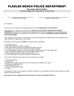 FLAGLER BEACH POLICE DEPARTMENT