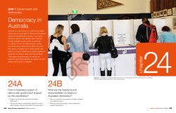 Chapter 24 Democracy in Australia