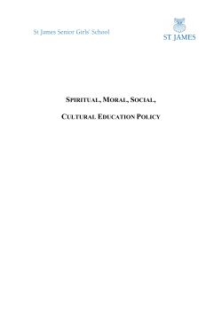 spiritual, moral, social, cultural education policy