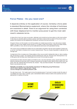 Force Plates - Do you need one?