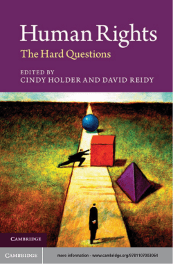 Human Rights - University of Warwick