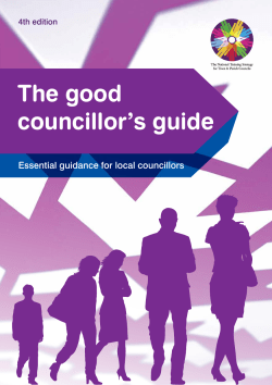 The good councillor`s guide - National Association of Local Councils