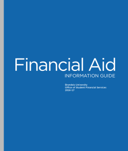 information guide - Brandeis University