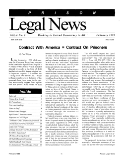 Contract With America -- Contract On Prisoners