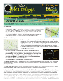 Eclipse promotional fact sheet.indd