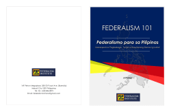 FEDERALISM 101