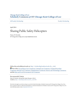 Sharing Public Safety Helicopters