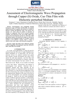 Ii - International Journal of Engineering and Innovative Technology