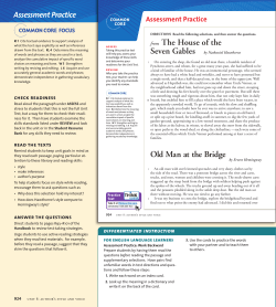 from The House of the Old Man at the Bridge